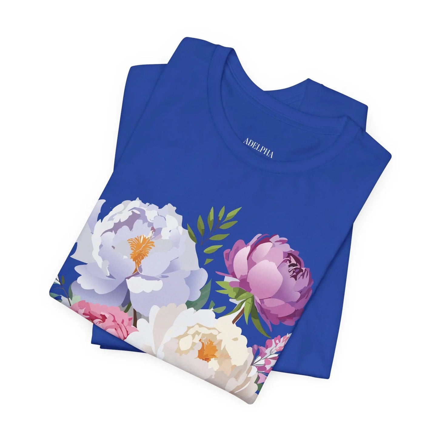 Floral Graphic T Shirt Unisex Jersey Short Sleeve Adelpha Art Tee Vintage Style Casual