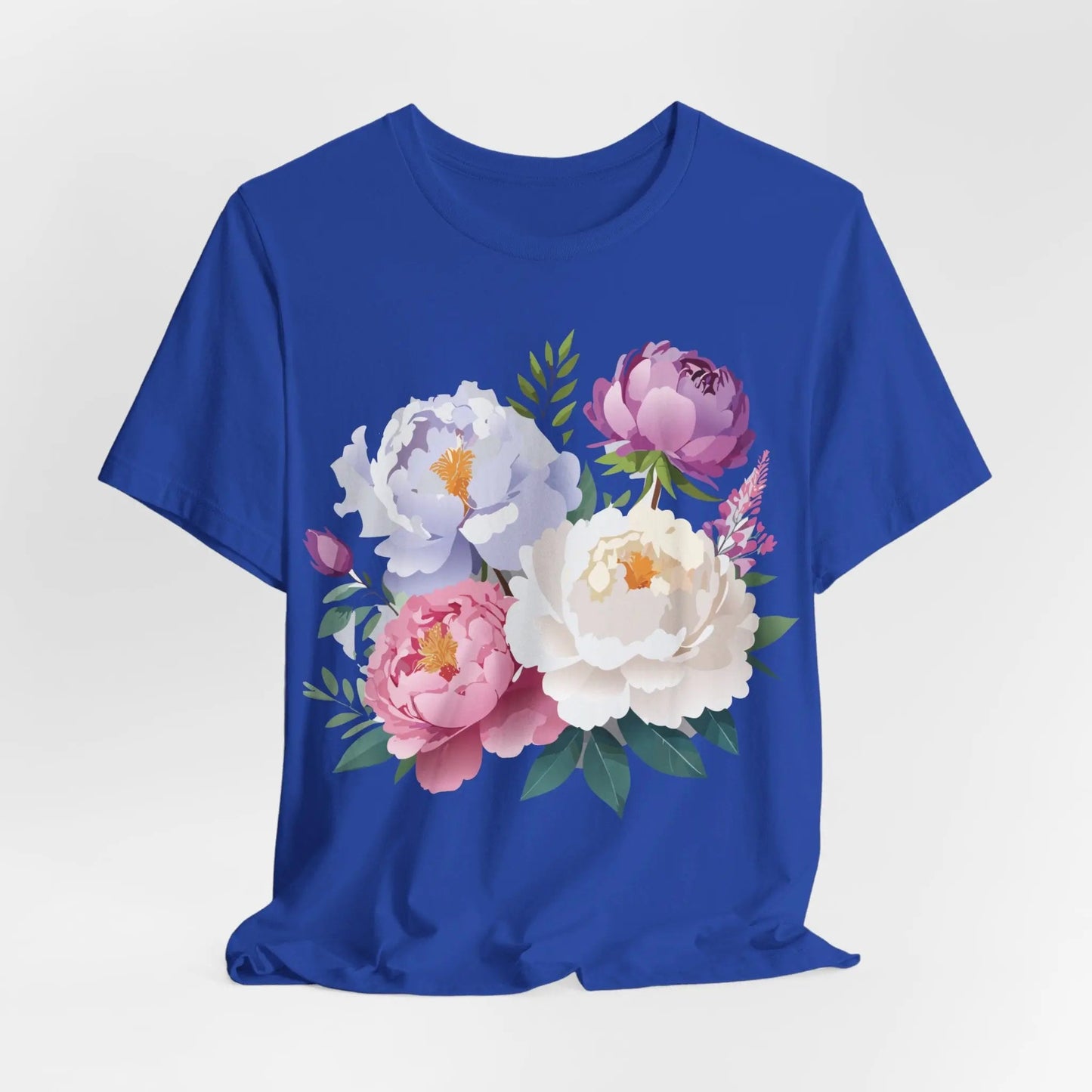 Floral Graphic T Shirt Unisex Jersey Short Sleeve Adelpha Art Tee Vintage Style Casual