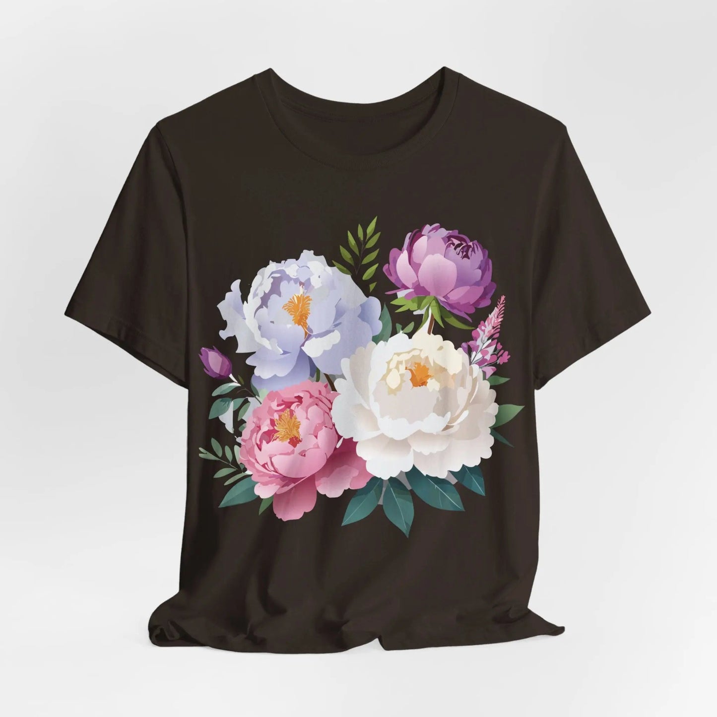 Floral Graphic T Shirt Unisex Jersey Short Sleeve Adelpha Art Tee Vintage Style Casual