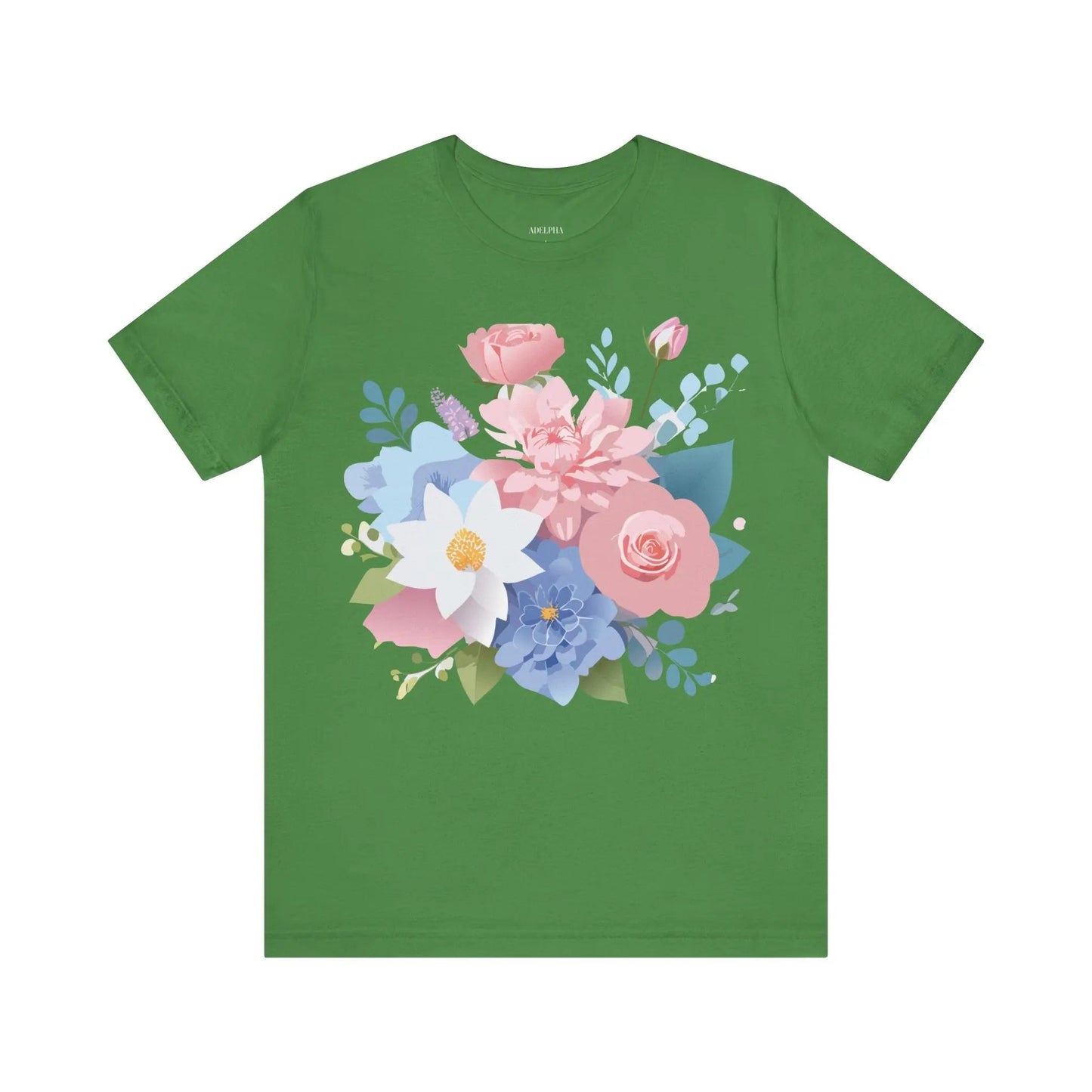 Floral Graphic T Shirt Unisex Vintage Inspired Art Tee by Adelpha Premium Quality Everyday Wear