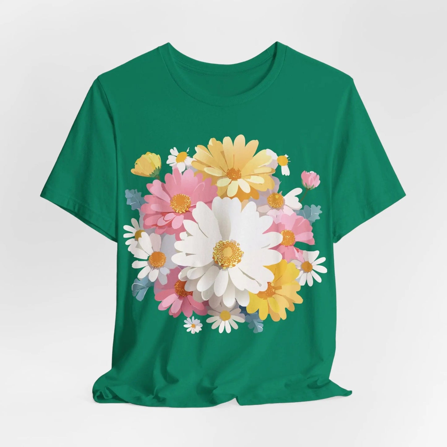 Floral Graphic T Shirt Unisex Vintage Inspired Art Design Tee By Adelpha Short Sleeve