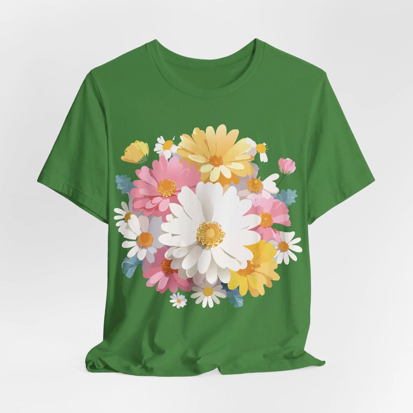 Floral Graphic T Shirt Unisex Vintage Inspired Art Design Tee By Adelpha Short Sleeve