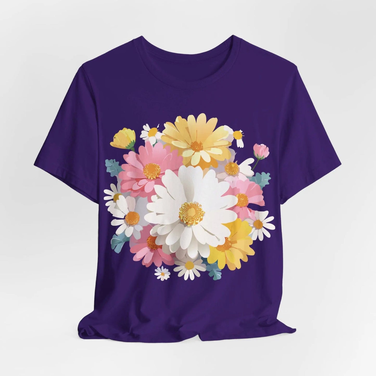 Floral Graphic T Shirt Unisex Vintage Inspired Art Design Tee By Adelpha Short Sleeve