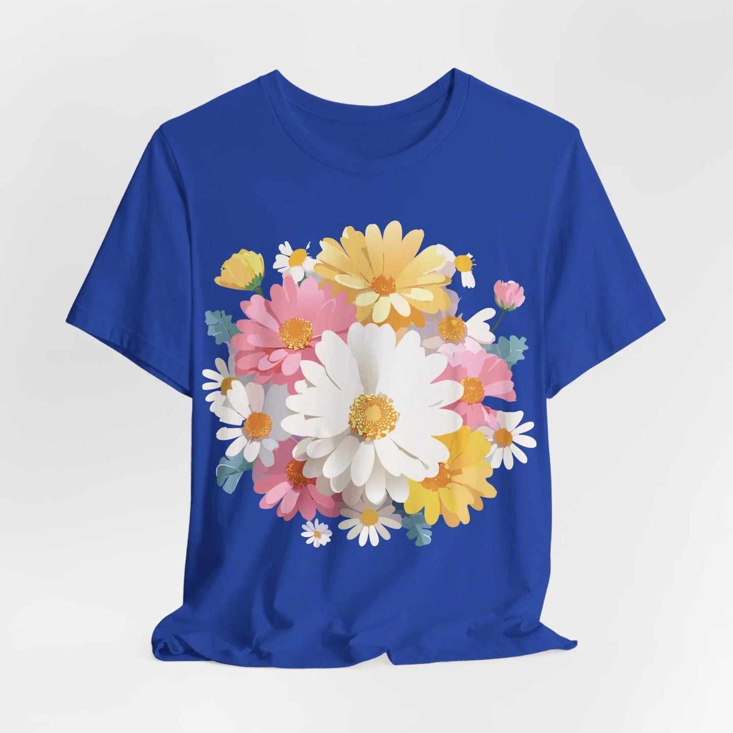 Floral Graphic T Shirt Unisex Vintage Inspired Art Design Tee By Adelpha Short Sleeve