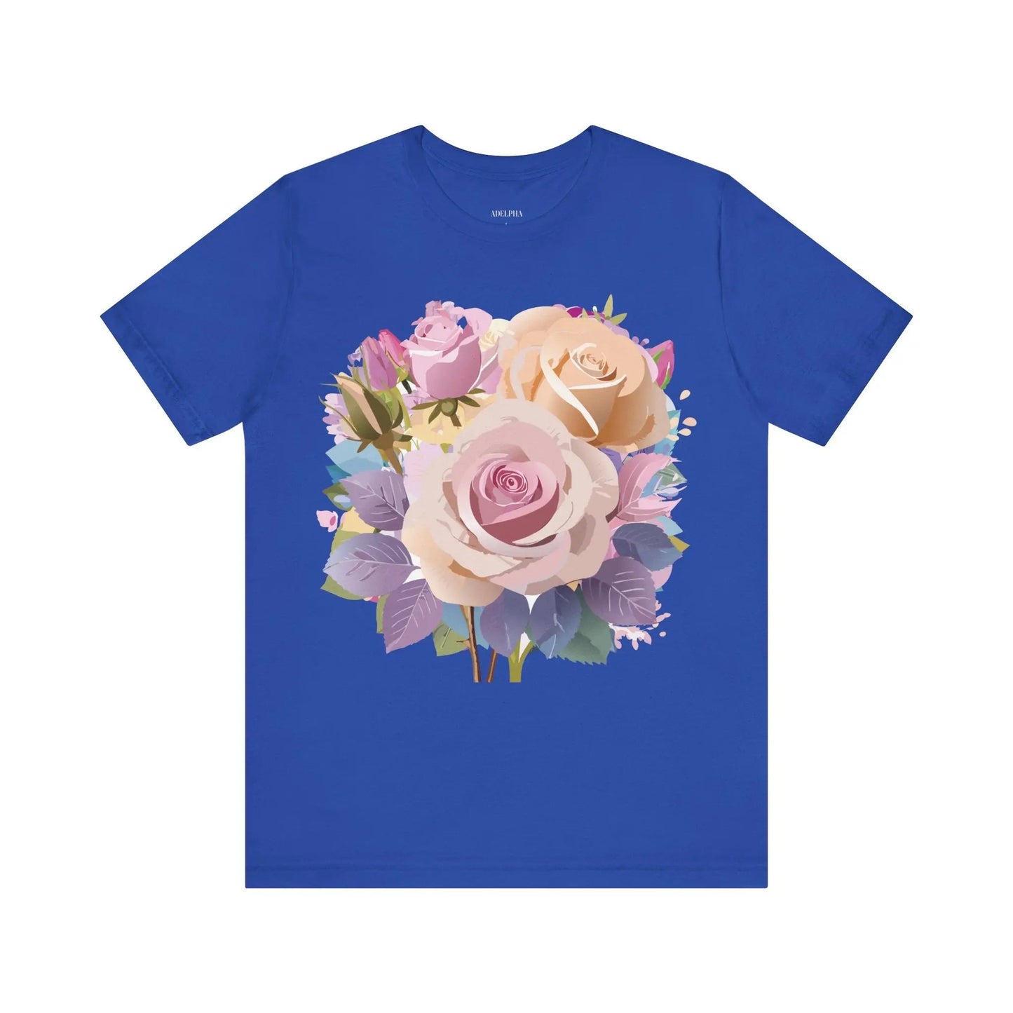 Floral Graphic T Shirt Unisex Short Sleeve Tee Art Design Adelpha Vintage Inspired