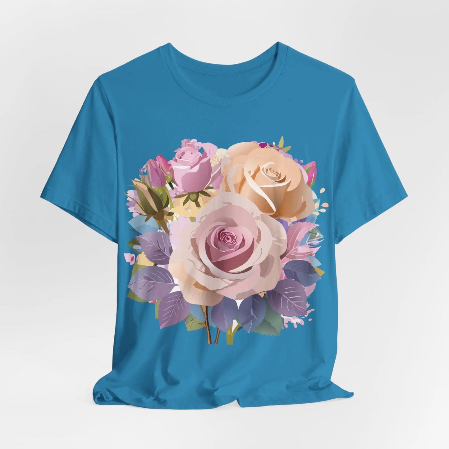 Floral Graphic T Shirt Unisex Short Sleeve Tee Art Design Adelpha Vintage Inspired