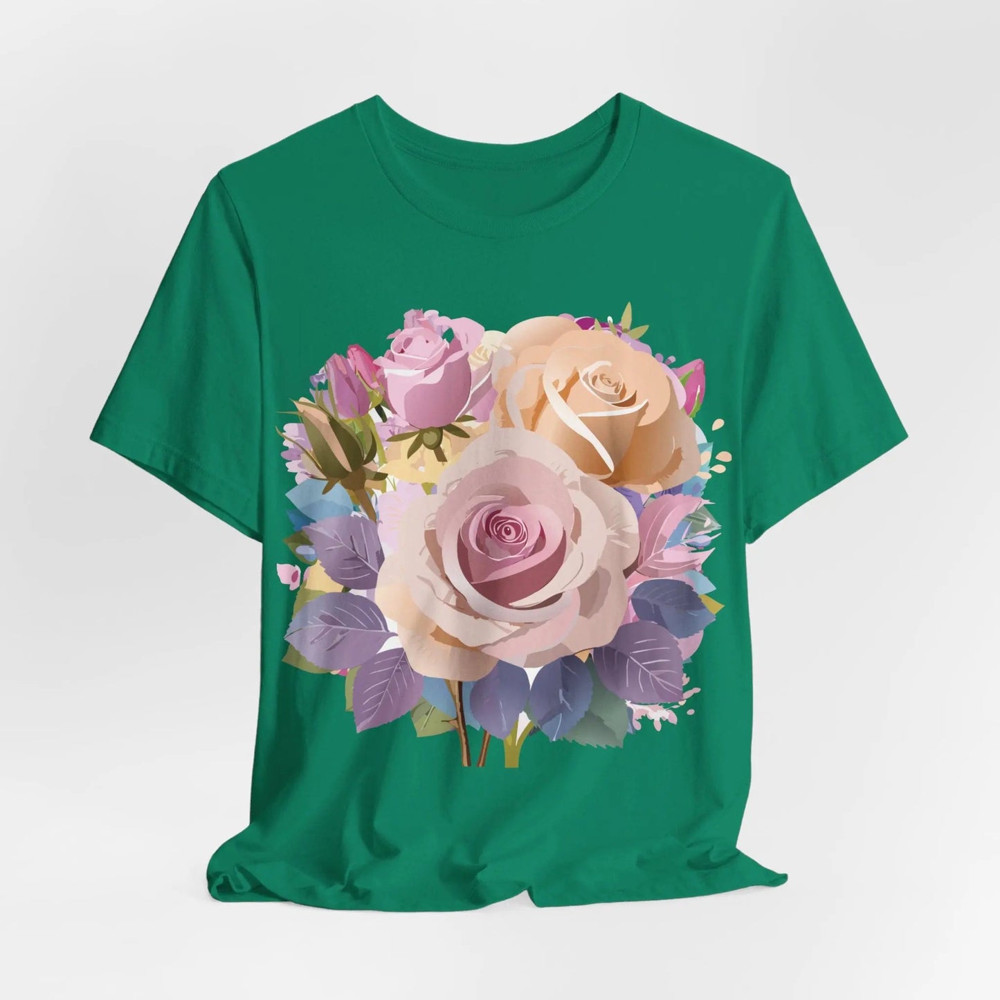 Floral Graphic T Shirt Unisex Short Sleeve Tee Art Design Adelpha Vintage Inspired