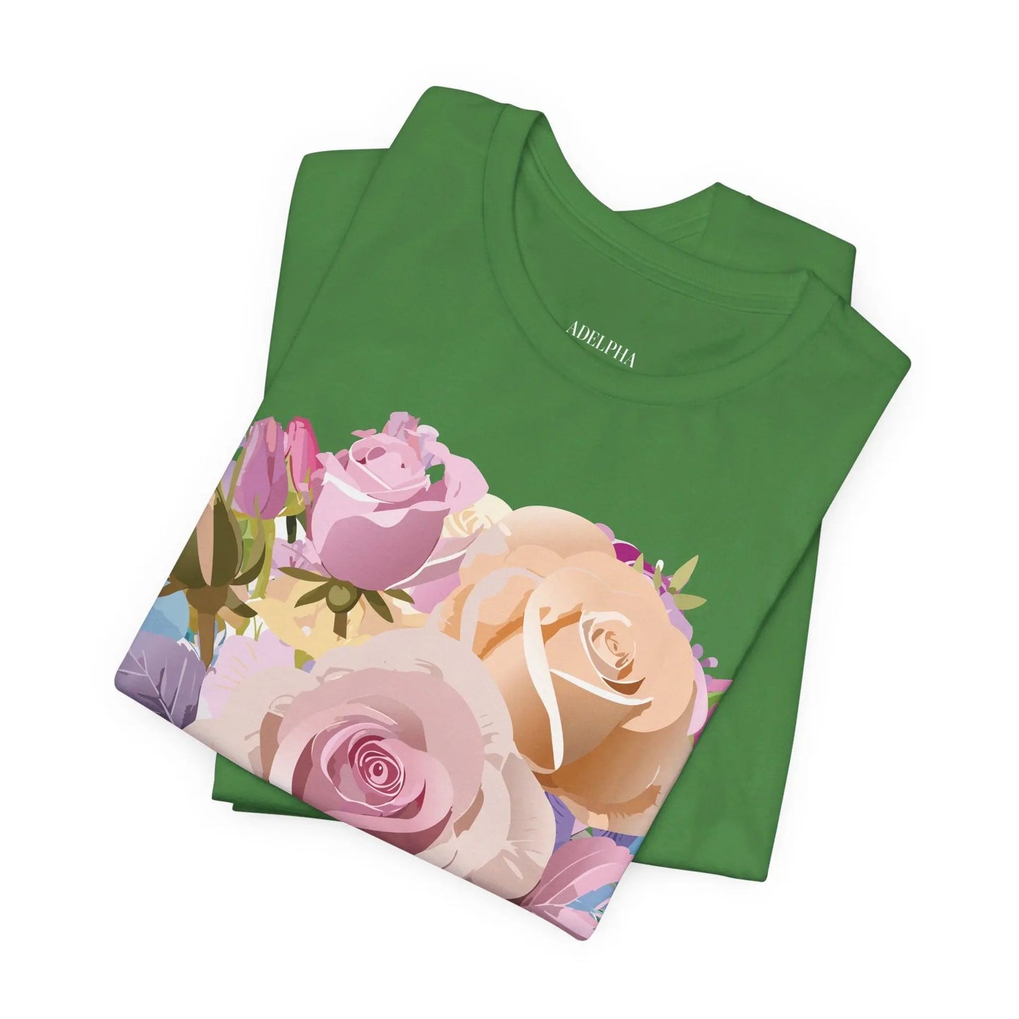 Floral Graphic T Shirt Unisex Short Sleeve Tee Art Design Adelpha Vintage Inspired