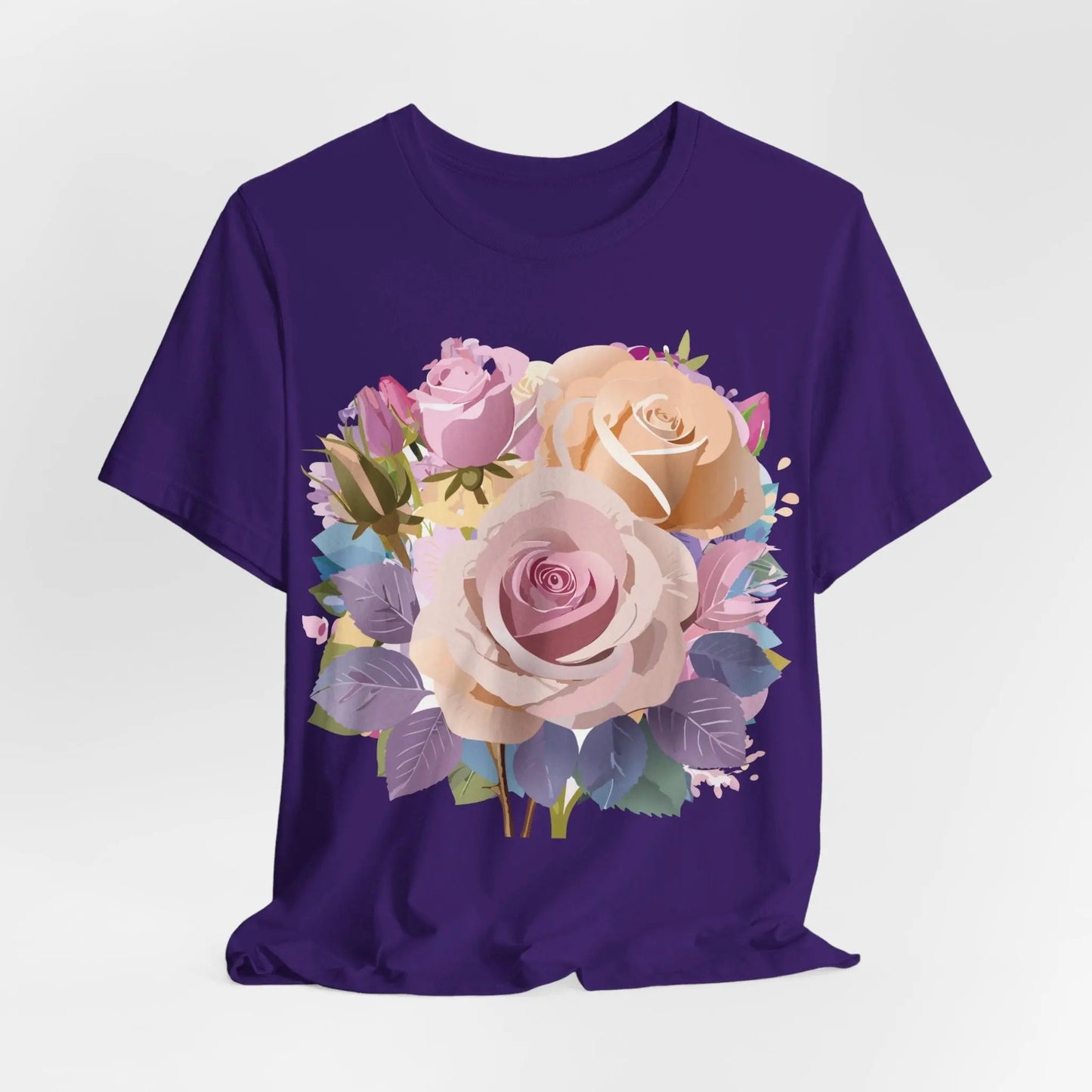 Floral Graphic T Shirt Unisex Short Sleeve Tee Art Design Adelpha Vintage Inspired