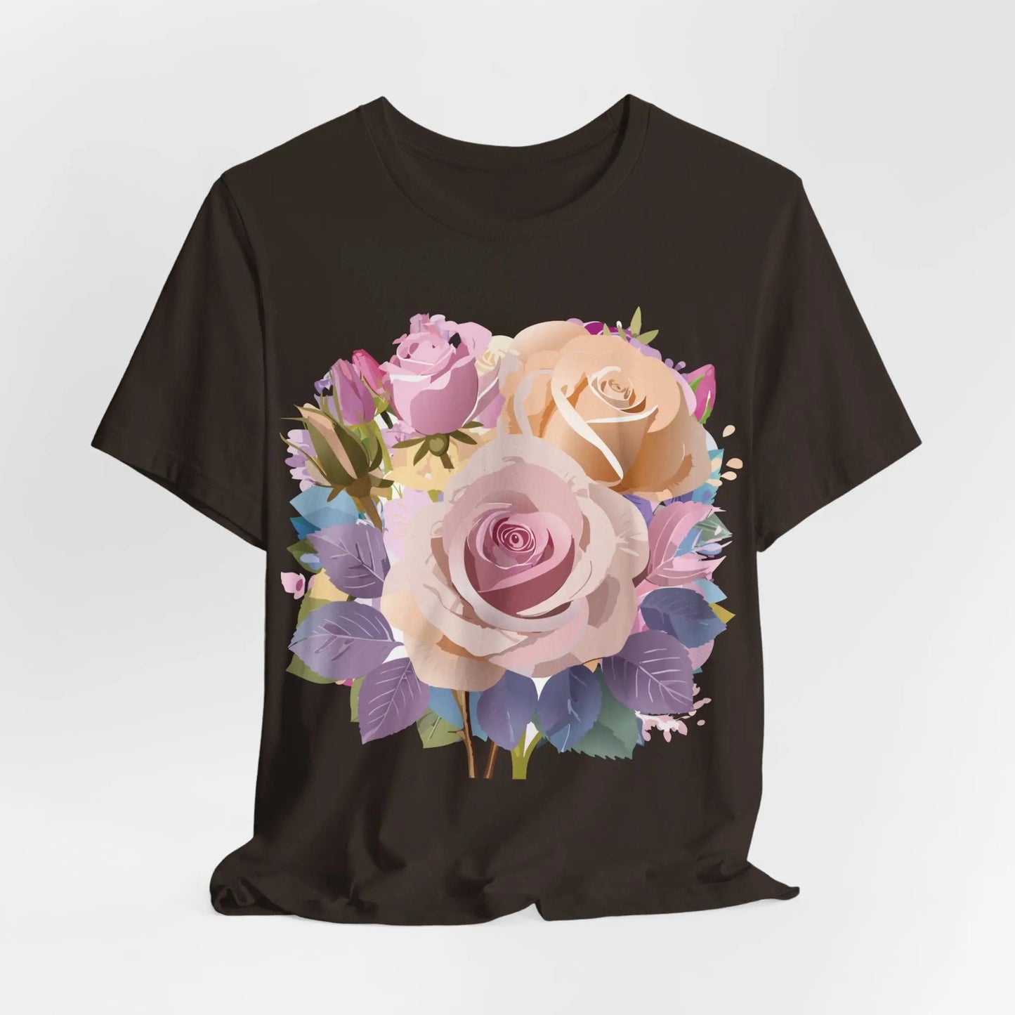Floral Graphic T Shirt Unisex Short Sleeve Tee Art Design Adelpha Vintage Inspired