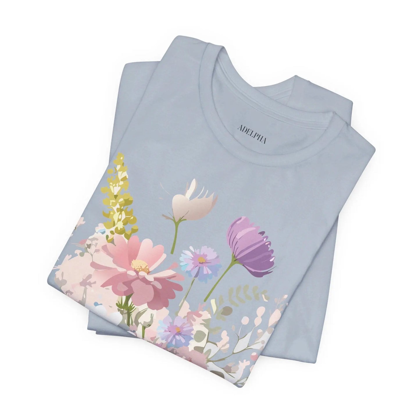 Floral Graphic Tee Unisex Vintage Art Design From Adelpha Premium Short Sleeve T Shirt