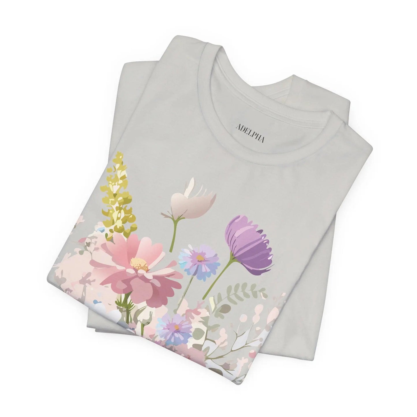 Floral Graphic Tee Unisex Vintage Art Design From Adelpha Premium Short Sleeve T Shirt