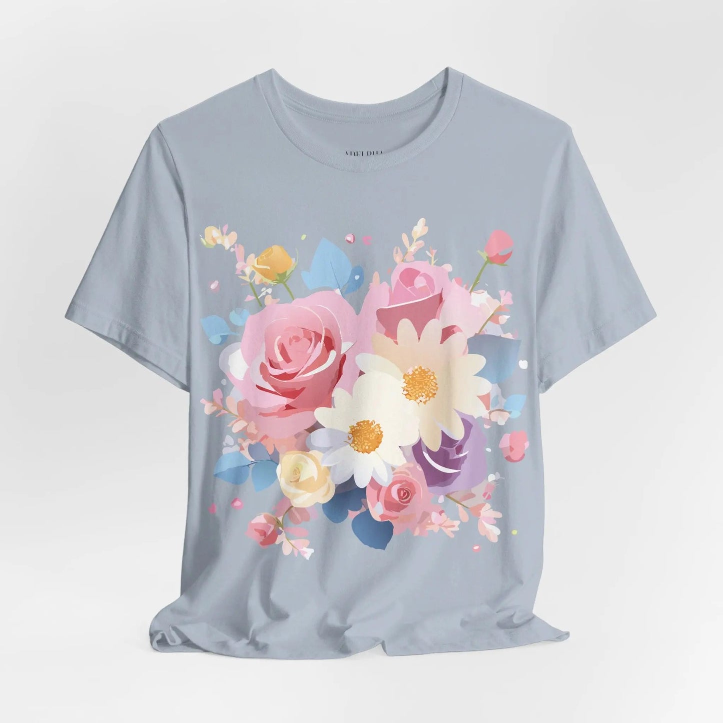 Adelpha Floral Graphic T Shirt Unisex Short Sleeve Jersey Tee Art Design Vintage Inspired