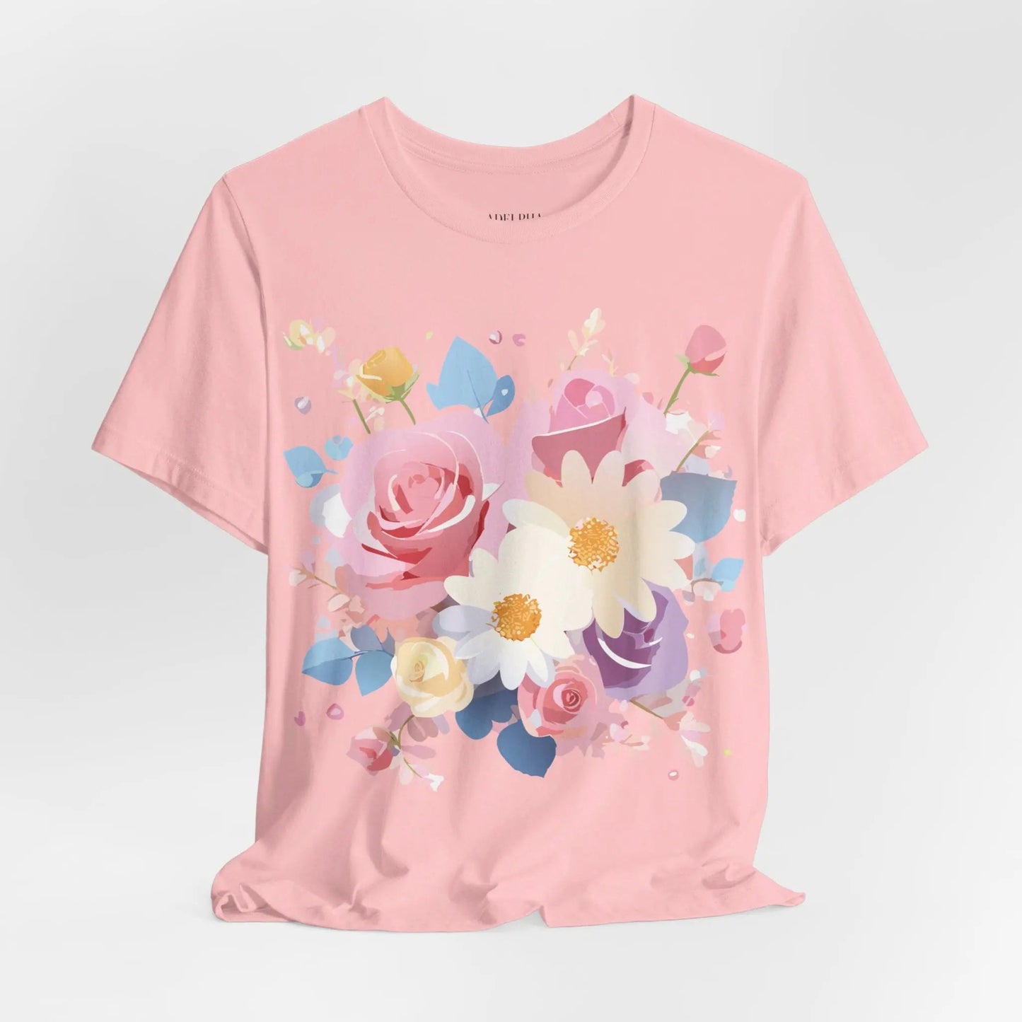 Adelpha Floral Graphic T Shirt Unisex Short Sleeve Jersey Tee Art Design Vintage Inspired