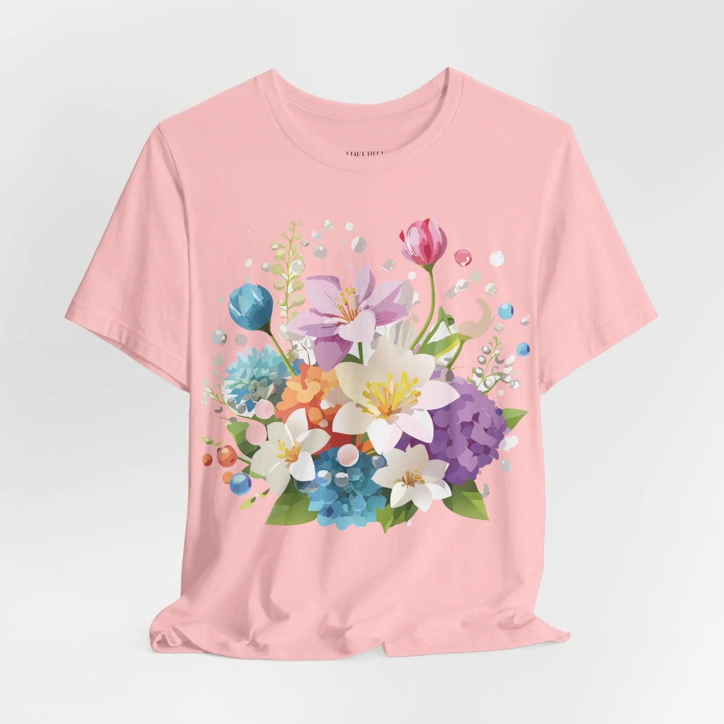 Floral Graphic T Shirt Unisex Jersey Short Sleeve Adelpha Art Tee Vintage Inspired Design