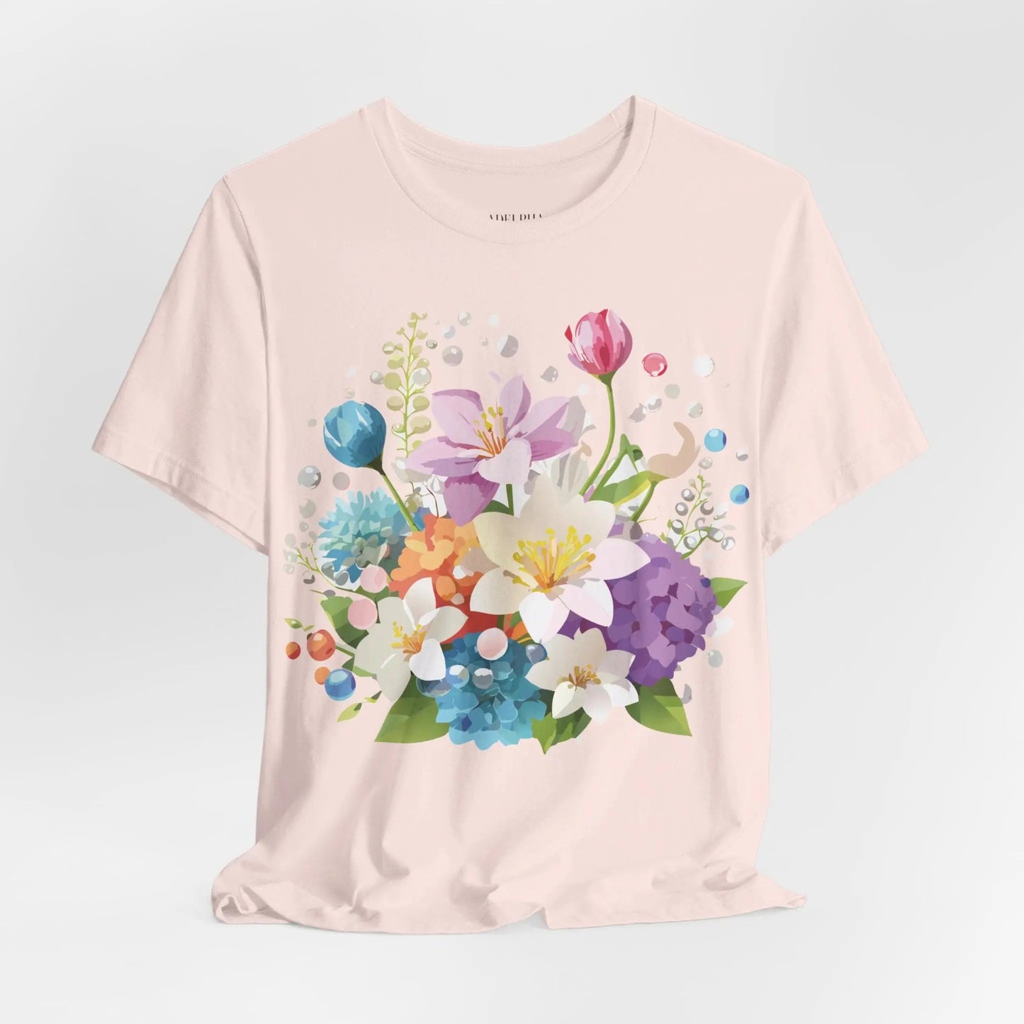 Floral Graphic T Shirt Unisex Jersey Short Sleeve Adelpha Art Tee Vintage Inspired Design