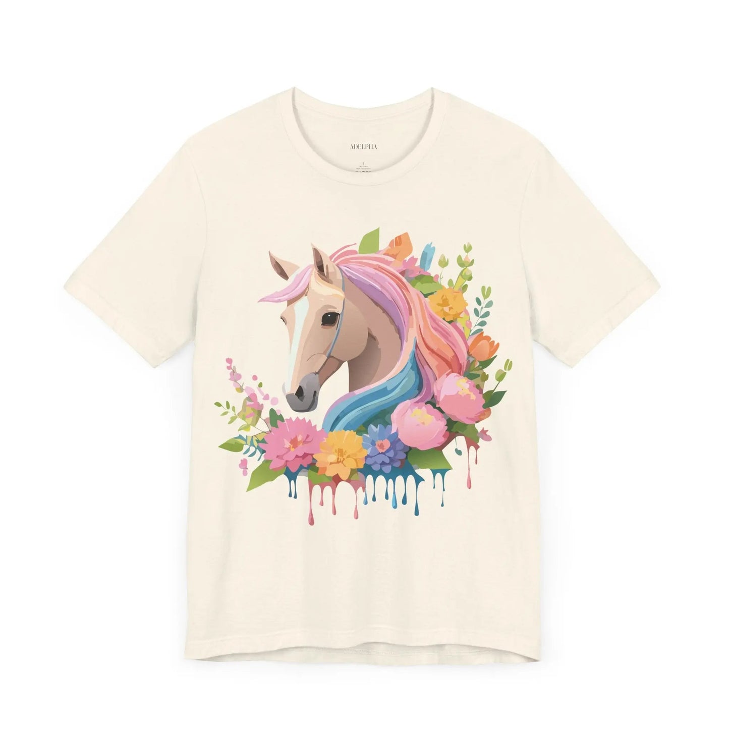 Horse Graphic Unisex 100 Cotton Vintage Animal Art T-Shirt 2