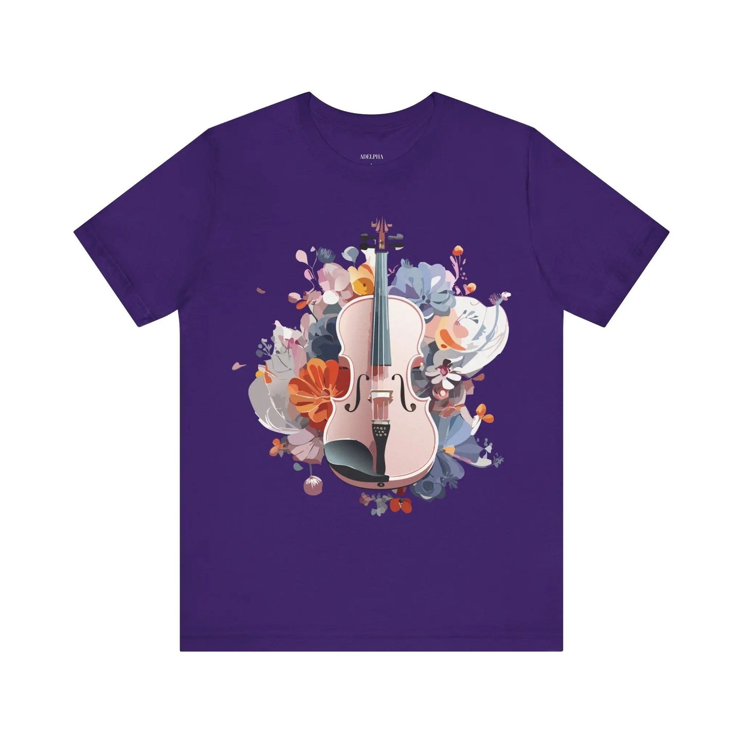 Adelpha Music Graphic T Shirt Unisex Short Sleeve Tee With Vintage Inspired Artwork