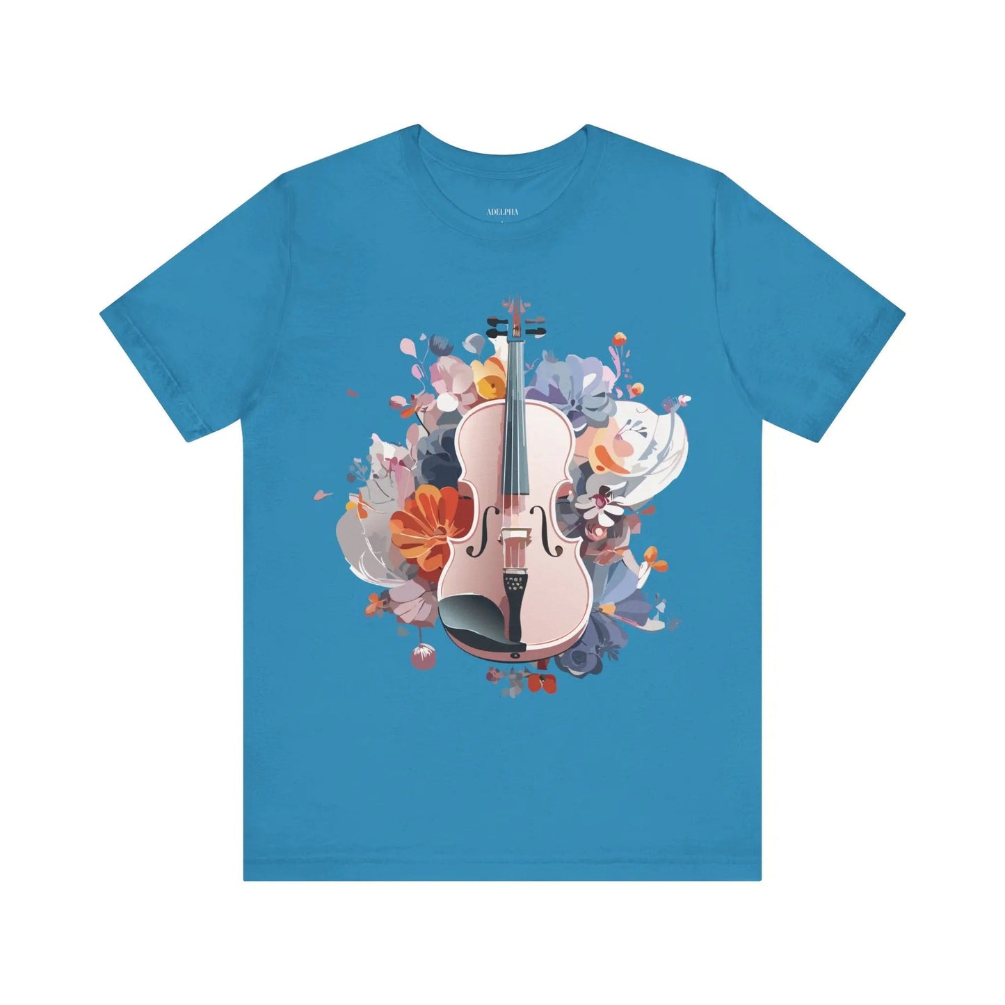 Adelpha Music Graphic T Shirt Unisex Short Sleeve Tee With Vintage Inspired Artwork