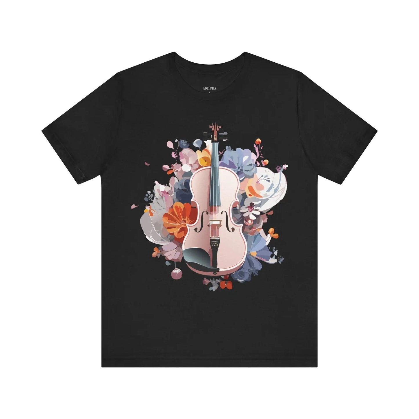 Adelpha Music Graphic T Shirt Unisex Short Sleeve Tee With Vintage Inspired Artwork