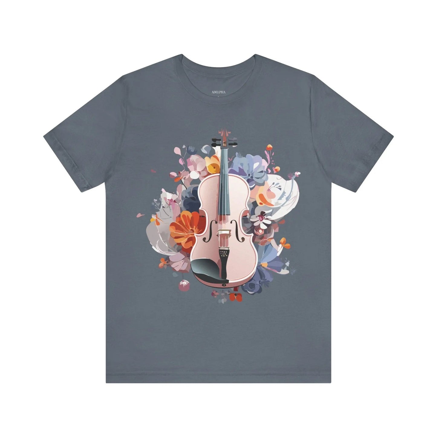 Adelpha Music Graphic T Shirt Unisex Short Sleeve Tee With Vintage Inspired Artwork