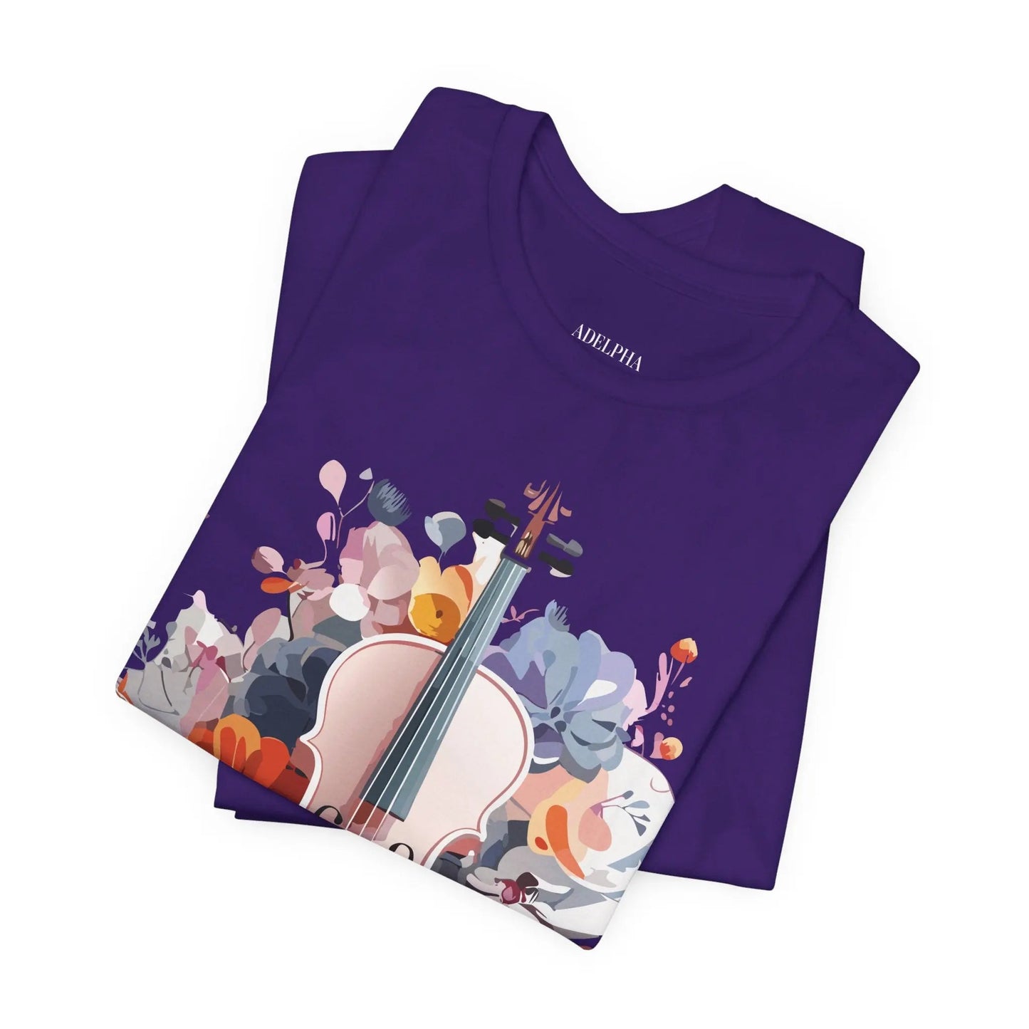 Adelpha Music Graphic T Shirt Unisex Short Sleeve Tee With Vintage Inspired Artwork