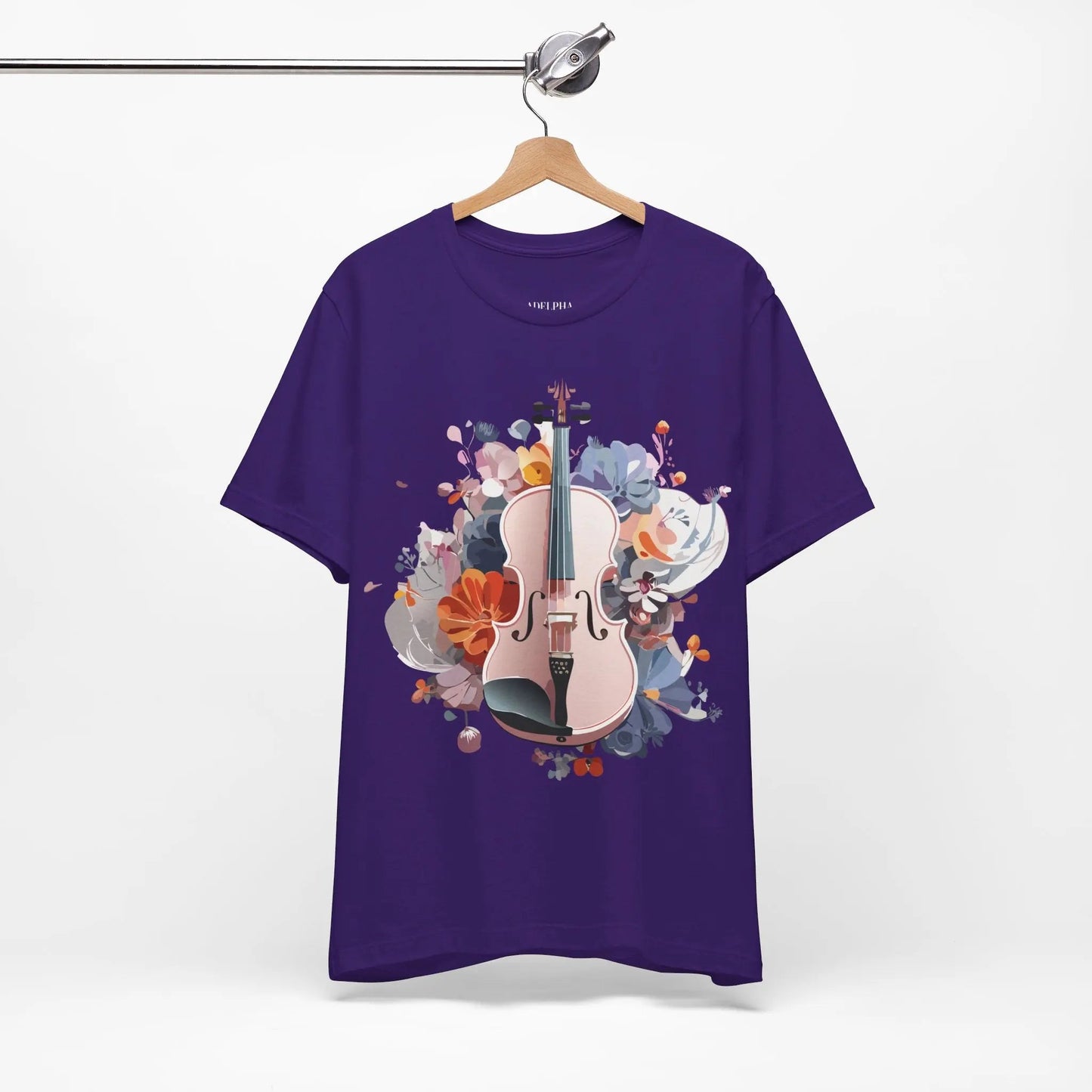 Adelpha Music Graphic T Shirt Unisex Short Sleeve Tee With Vintage Inspired Artwork
