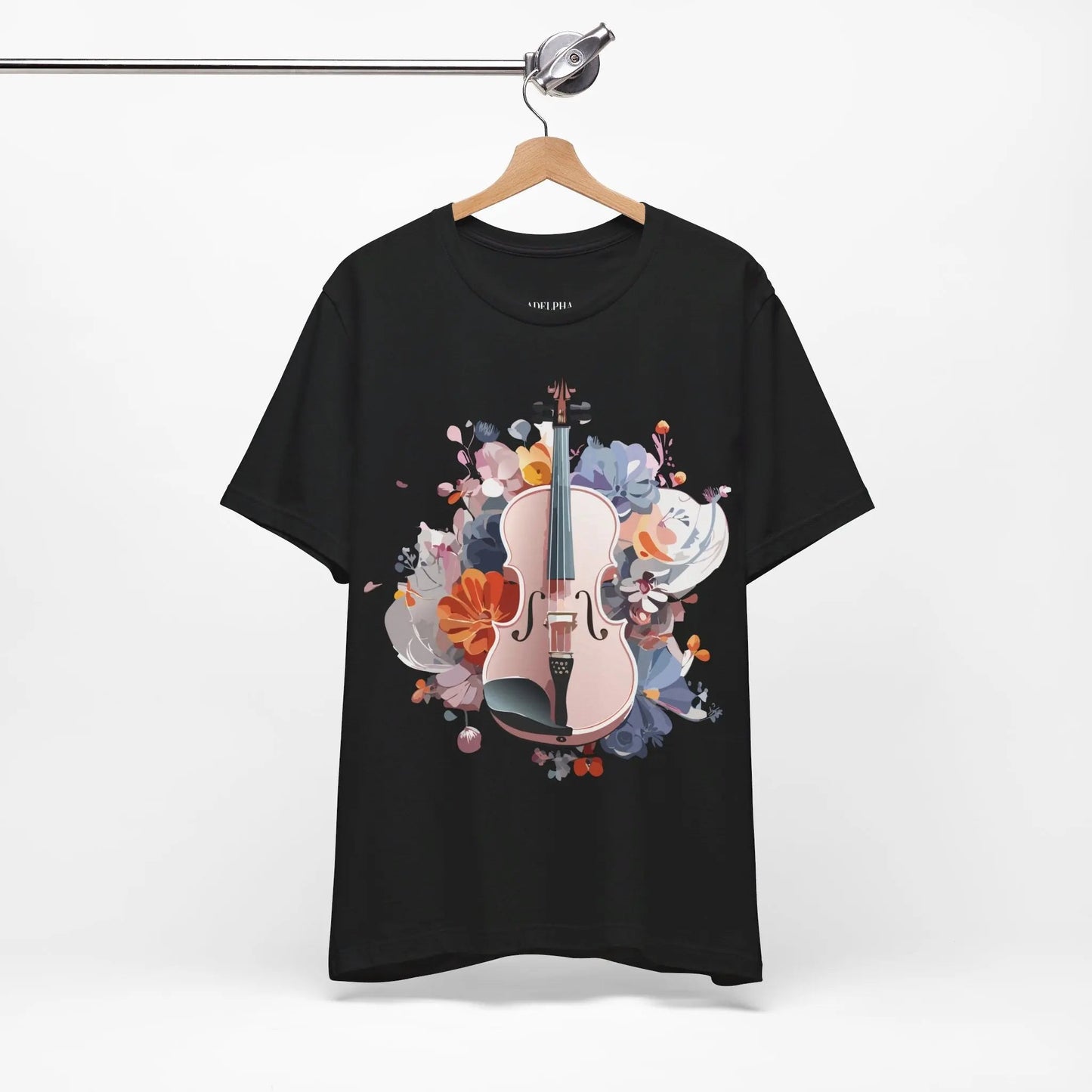 Adelpha Music Graphic T Shirt Unisex Short Sleeve Tee With Vintage Inspired Artwork