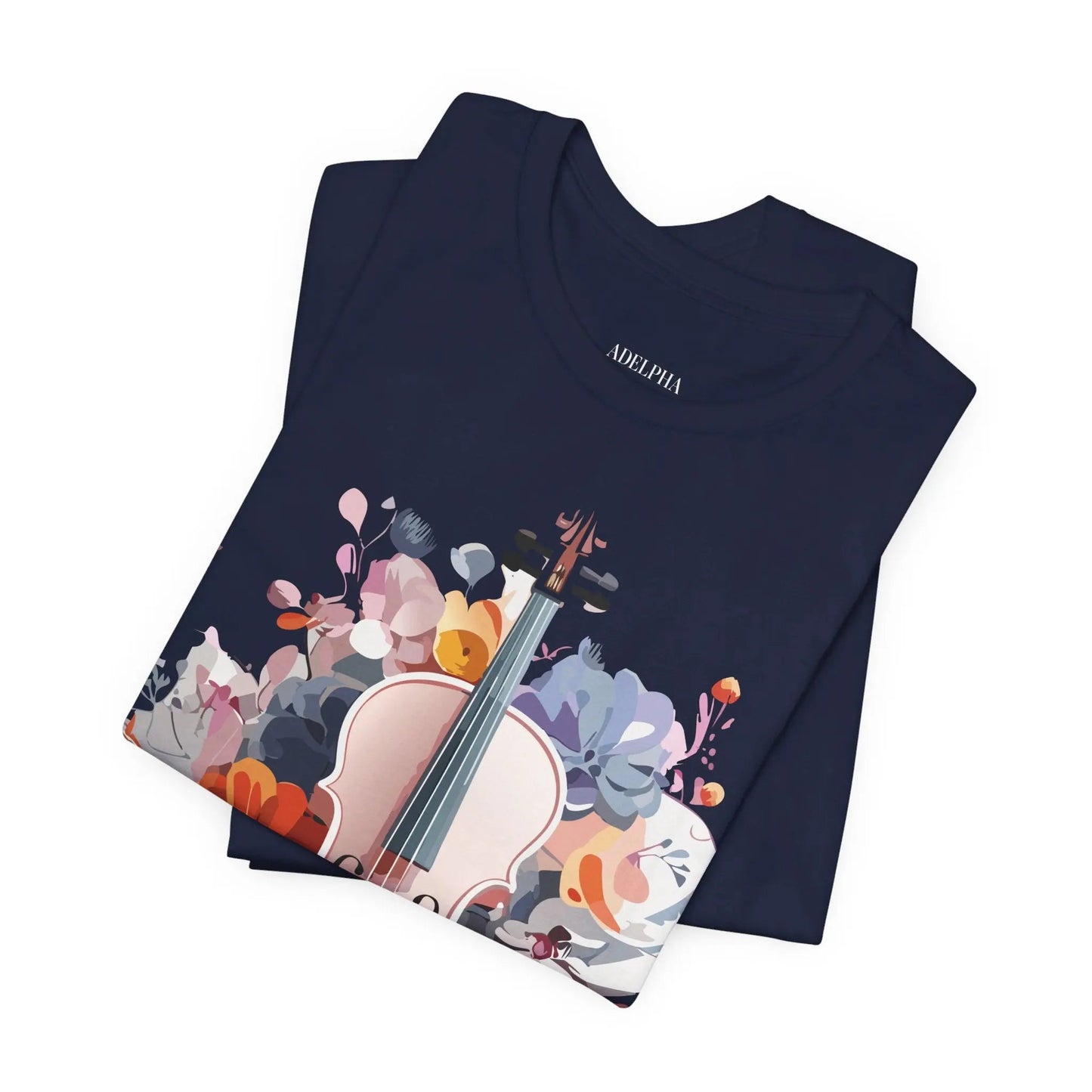 Adelpha Music Graphic T Shirt Unisex Short Sleeve Tee With Vintage Inspired Artwork