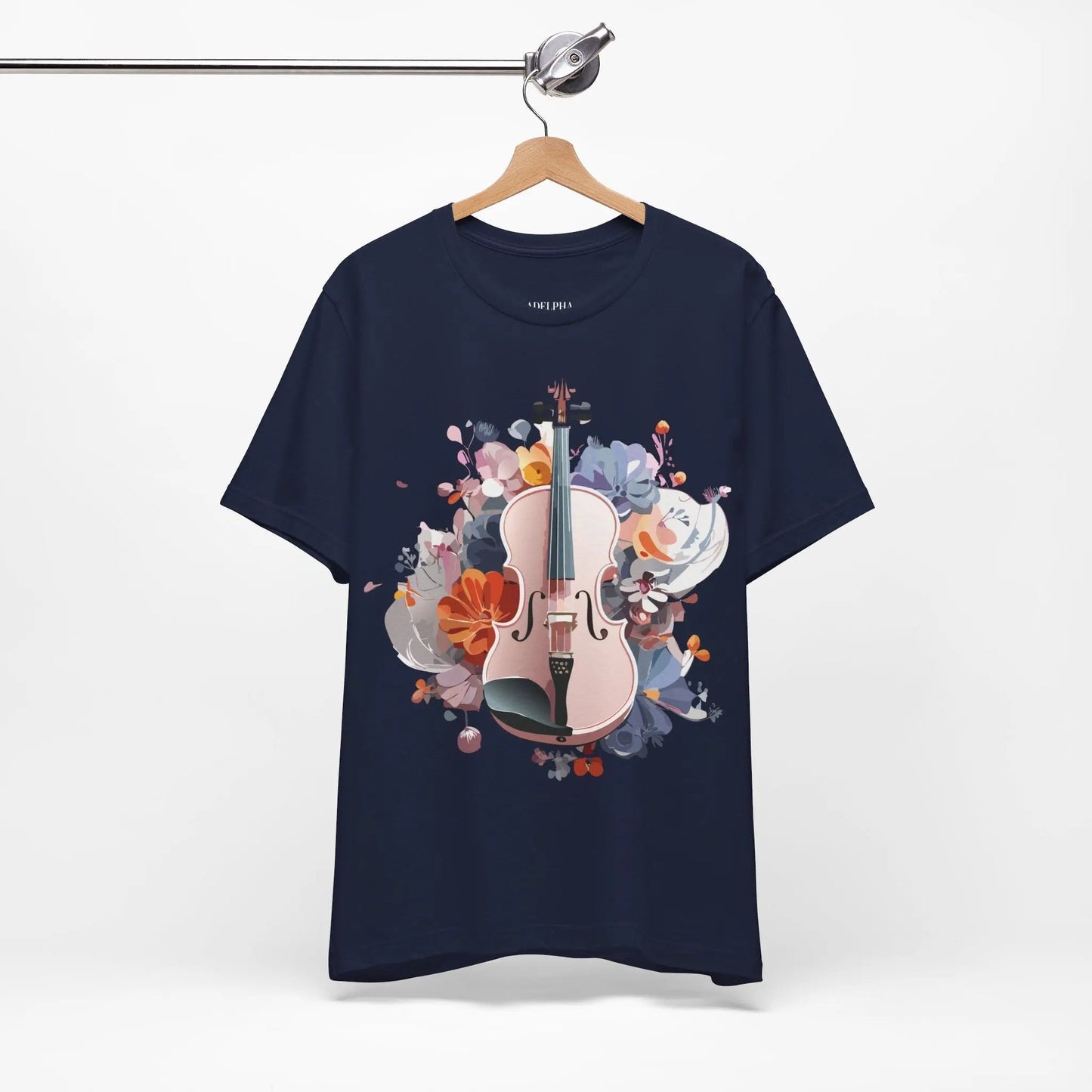 Adelpha Music Graphic T Shirt Unisex Short Sleeve Tee With Vintage Inspired Artwork