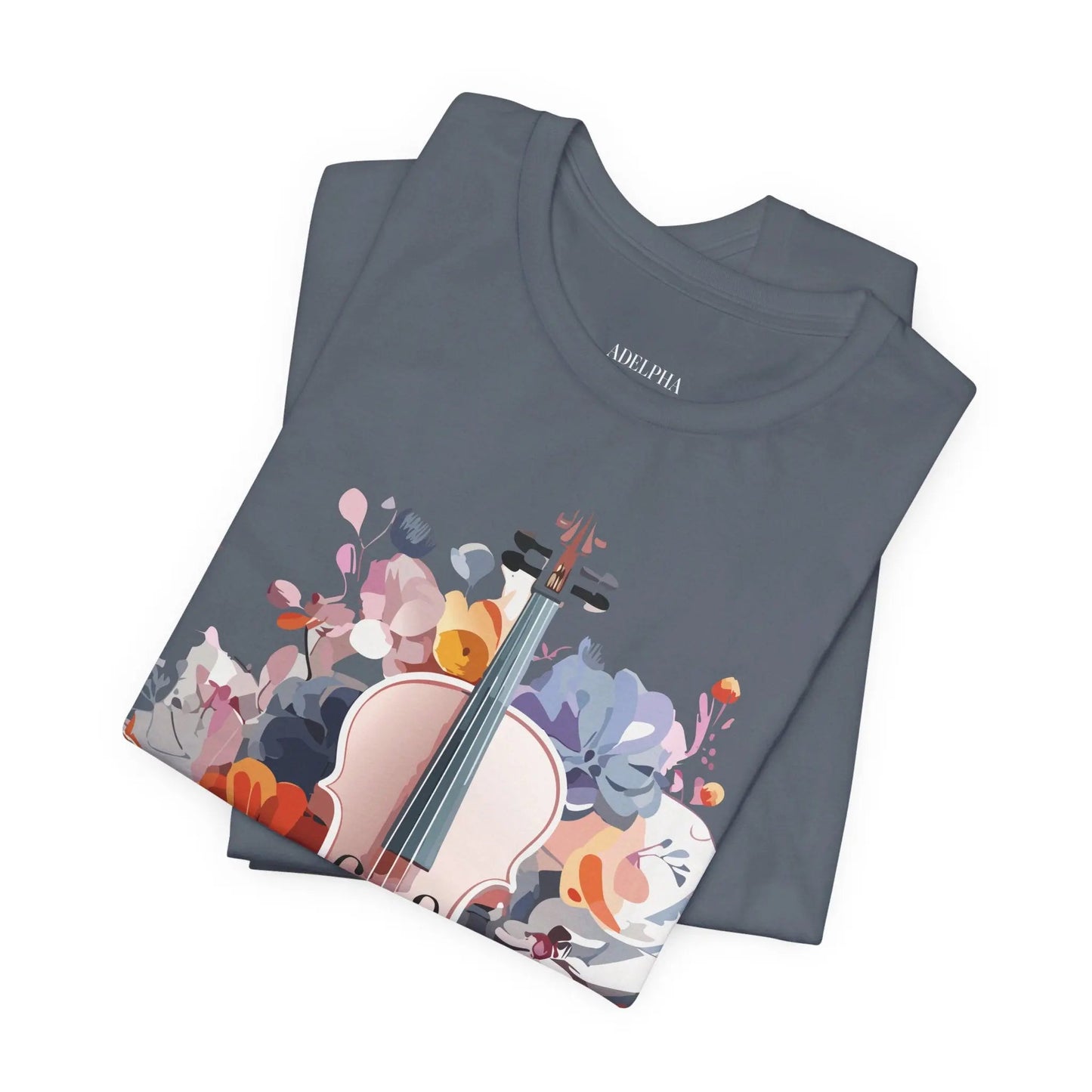 Adelpha Music Graphic T Shirt Unisex Short Sleeve Tee With Vintage Inspired Artwork
