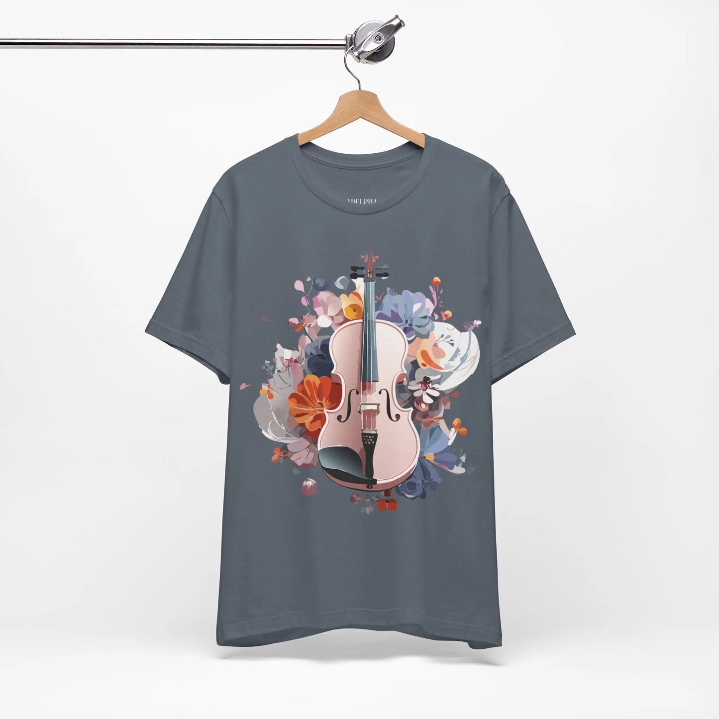 Adelpha Music Graphic T Shirt Unisex Short Sleeve Tee With Vintage Inspired Artwork