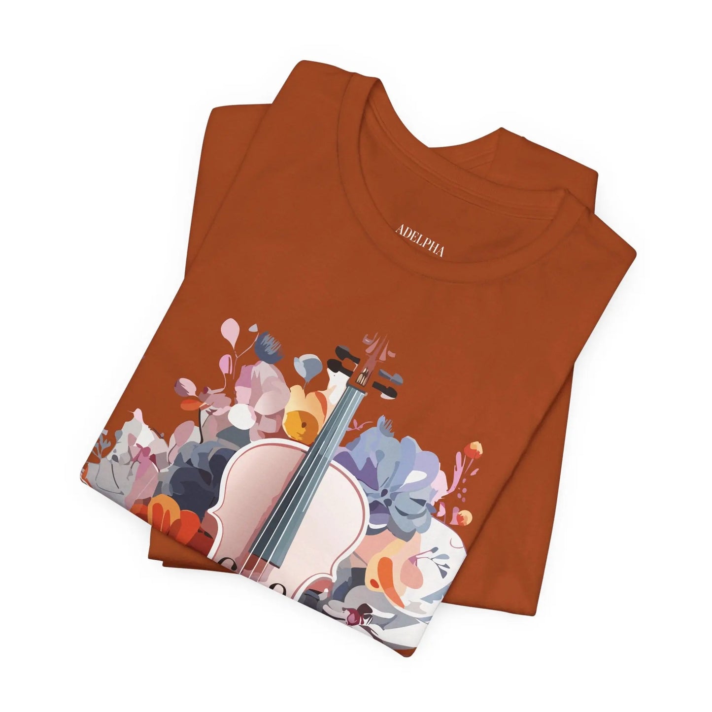 Adelpha Music Graphic T Shirt Unisex Short Sleeve Tee With Vintage Inspired Artwork