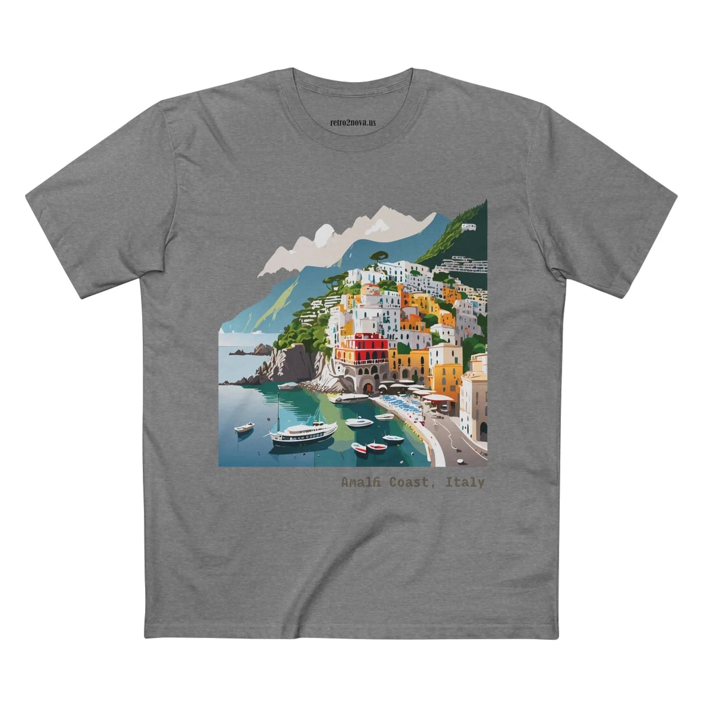 Italy Travel Shirt Unisex Premium Cotton Tee With Original Art Design Retro2Nova