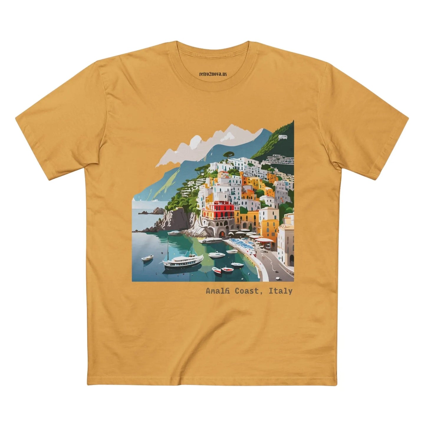 Italy Travel Shirt Unisex Premium Cotton Tee With Original Art Design Retro2Nova