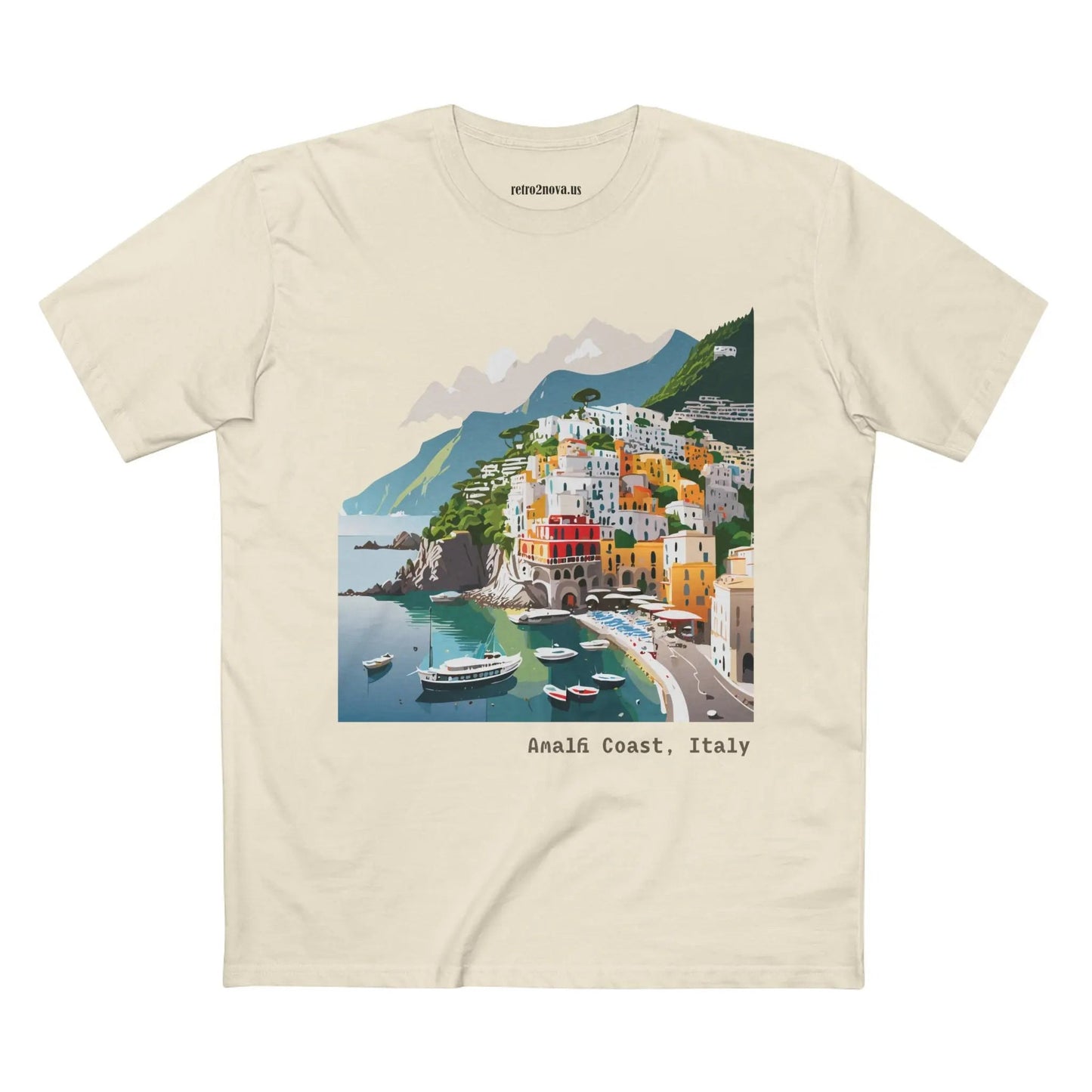 Italy Travel Shirt Unisex Premium Cotton Tee With Original Art Design Retro2Nova