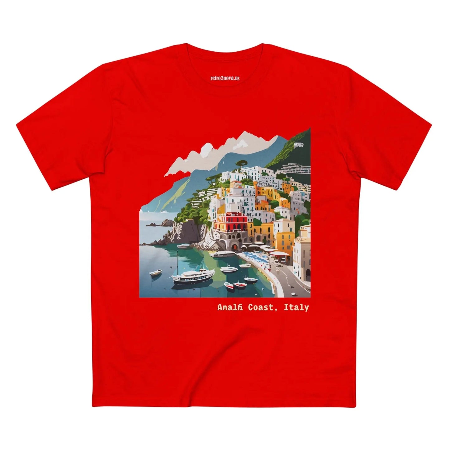 Italy Travel Shirt Unisex Premium Cotton Tee With Original Art Design Retro2Nova
