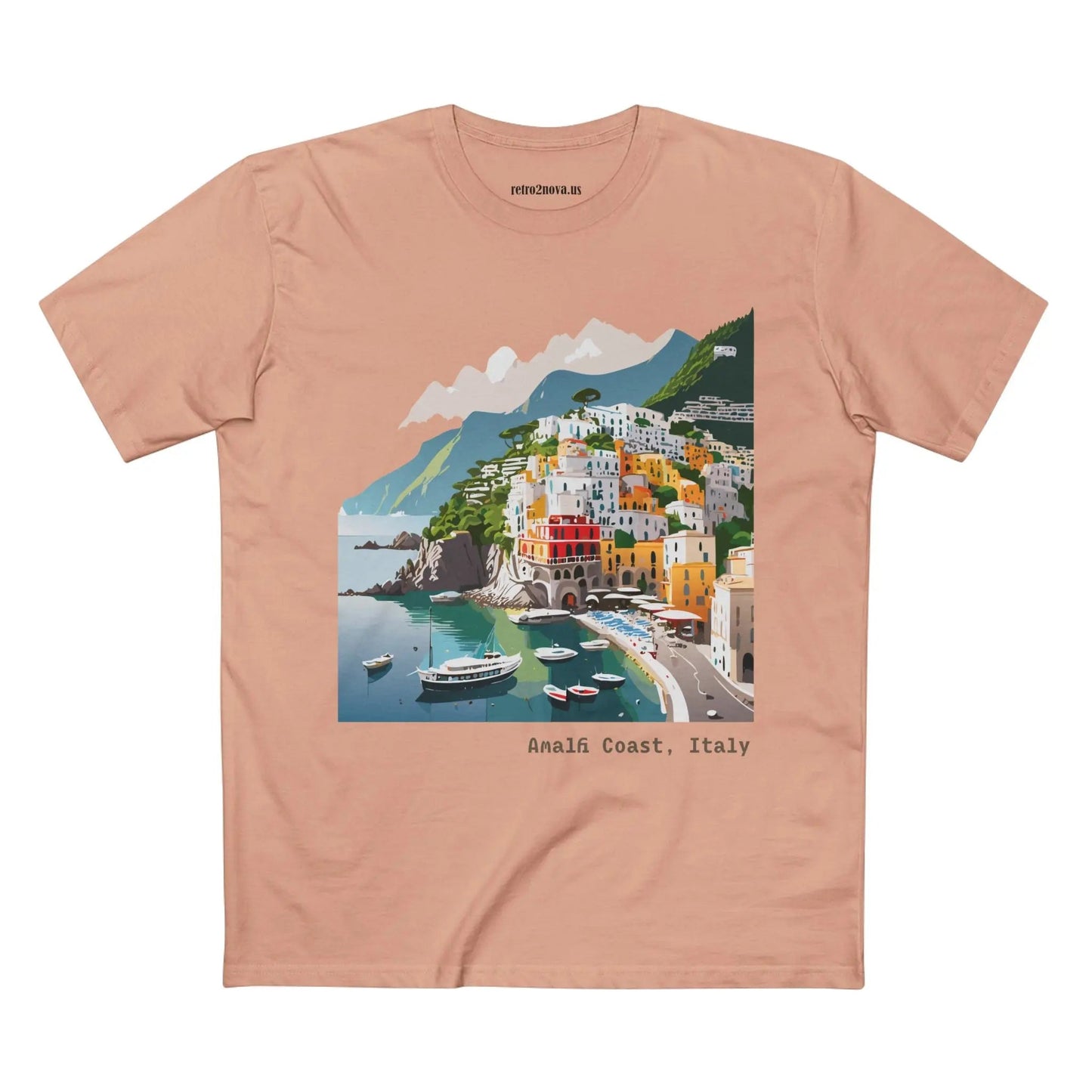 Italy Travel Shirt Unisex Premium Cotton Tee With Original Art Design Retro2Nova