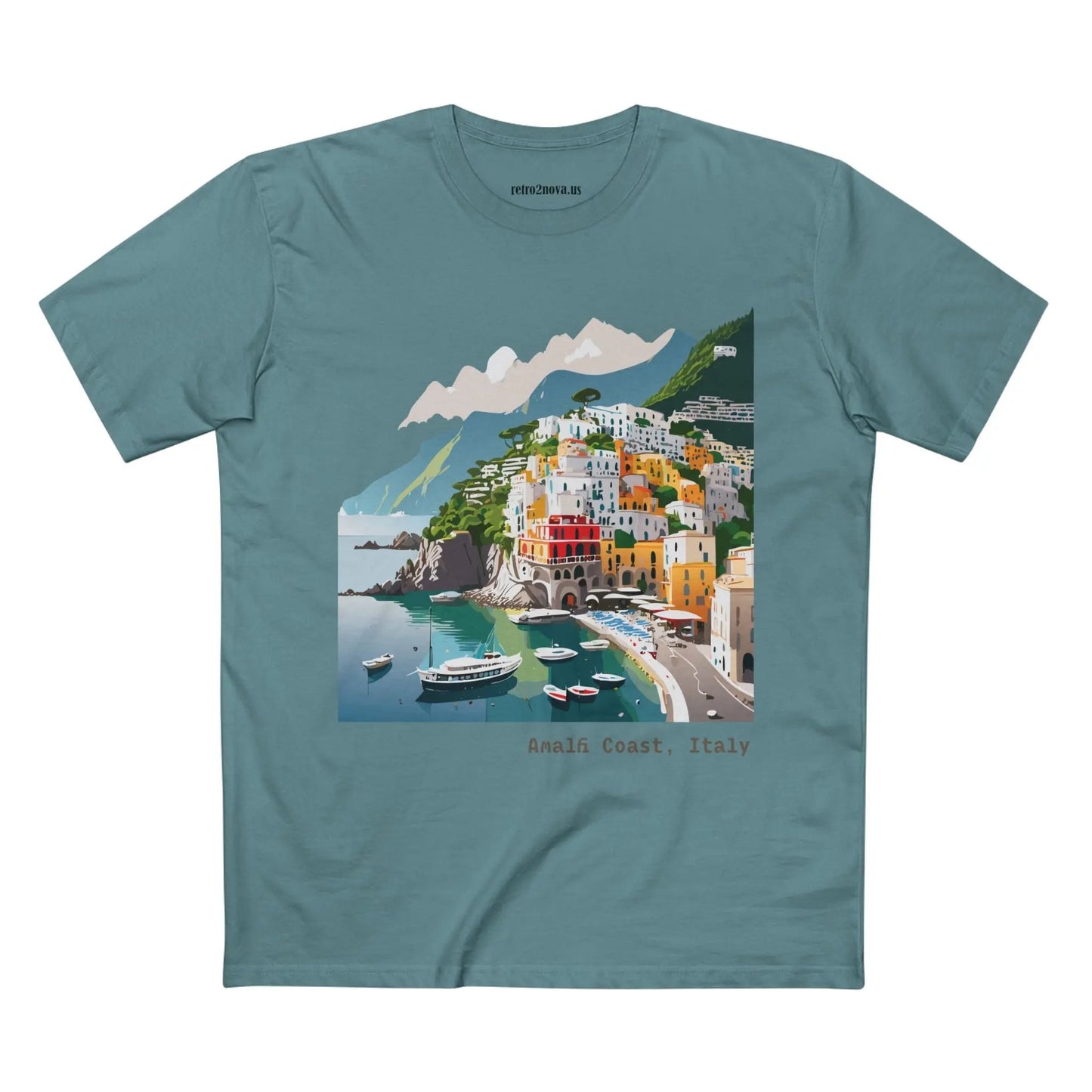 Italy Travel Shirt Unisex Premium Cotton Tee With Original Art Design Retro2Nova