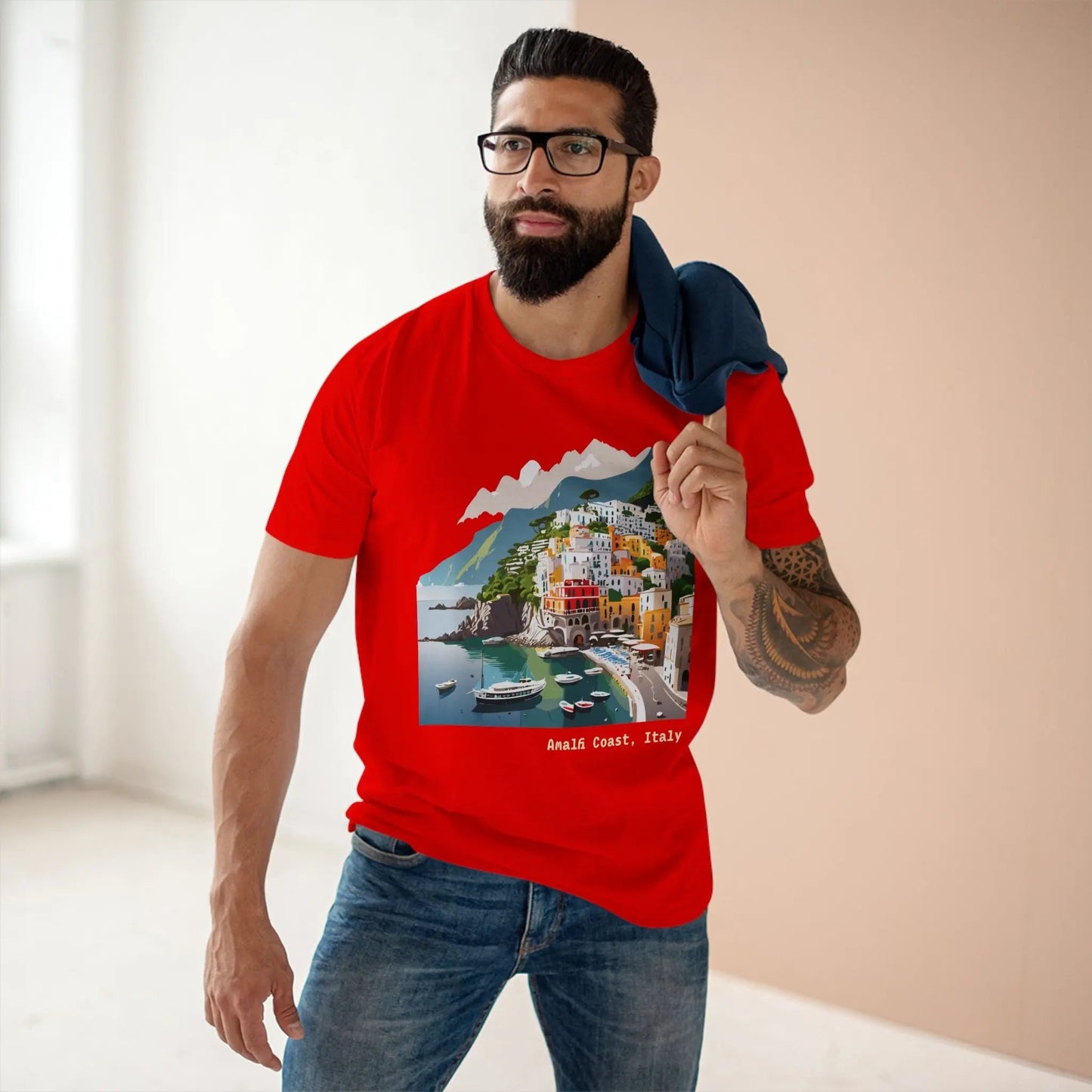 Italy Travel Shirt Unisex Premium Cotton Tee With Original Art Design Retro2Nova