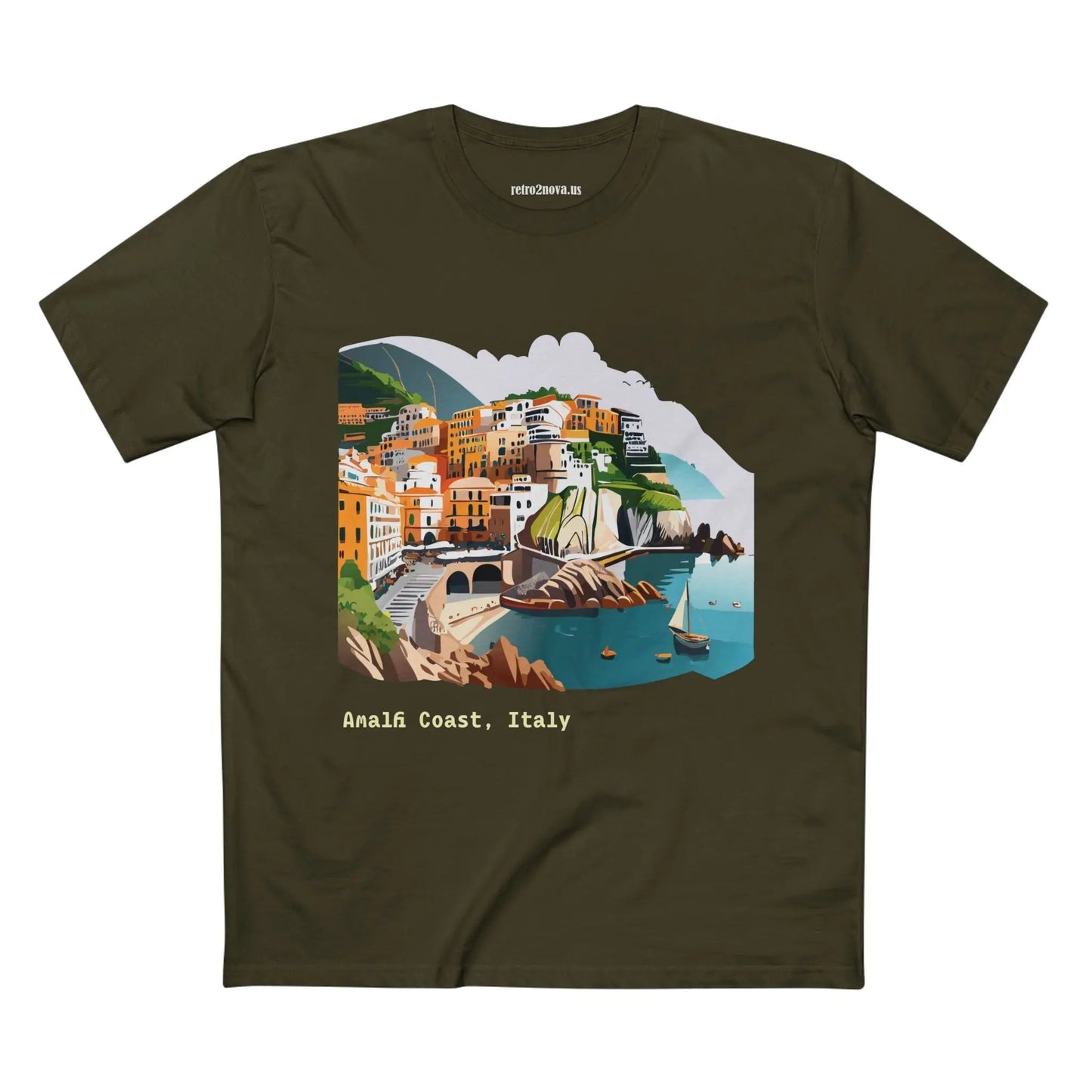 Italy Travel Shirt Unisex Tourist Tee With Original Art Design Premium Cotton Quality Fabric