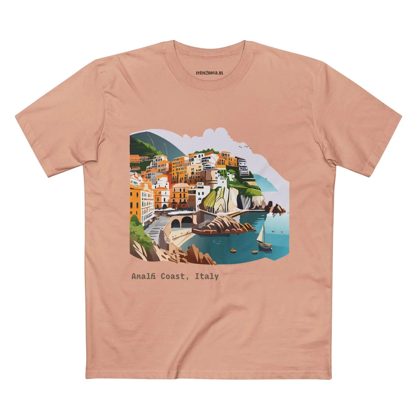 Italy Travel Shirt Unisex Tourist Tee With Original Art Design Premium Cotton Quality Fabric