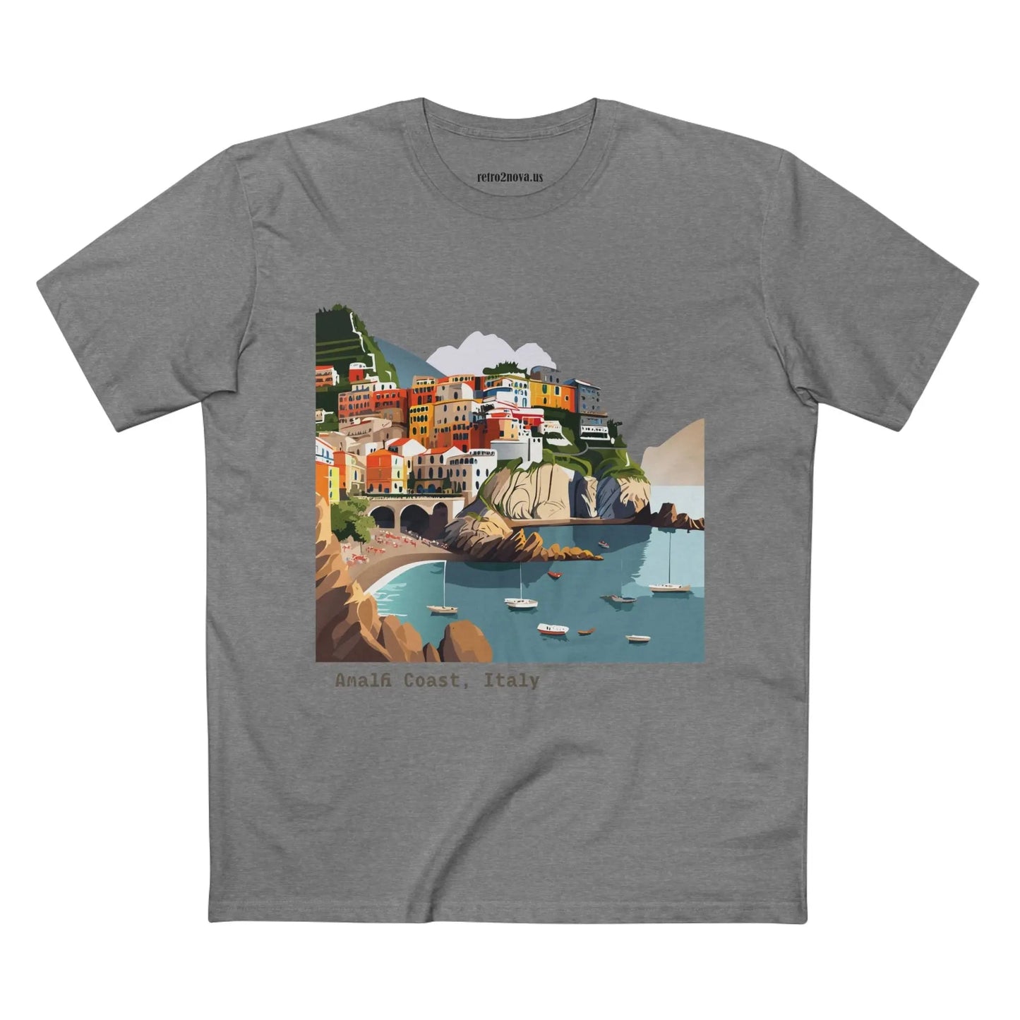 Italy Travel Shirt Unisex Premium Cotton Tee With Original Art Design TT62 From Retro2Nova