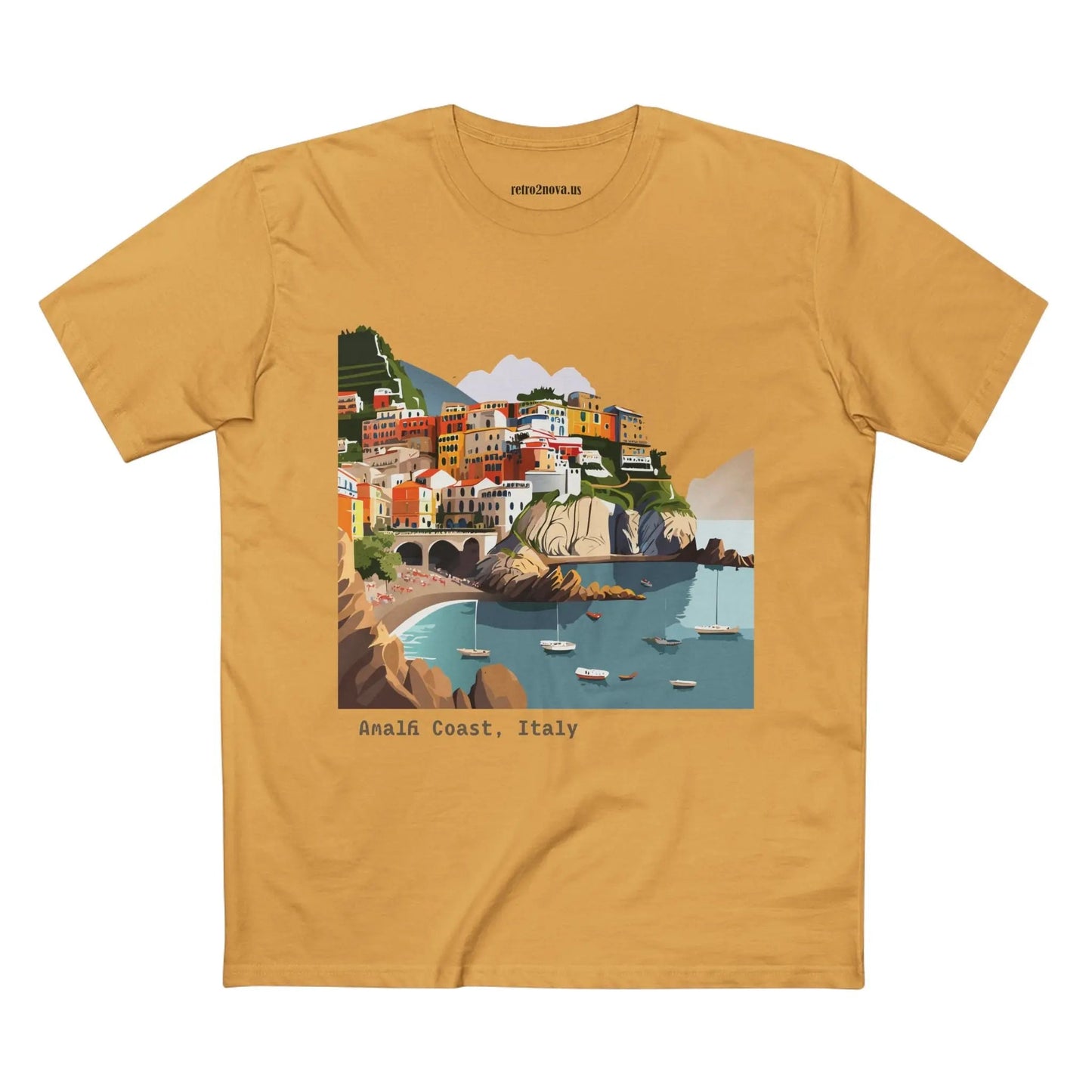 Italy Travel Shirt Unisex Premium Cotton Tee With Original Art Design TT62 From Retro2Nova