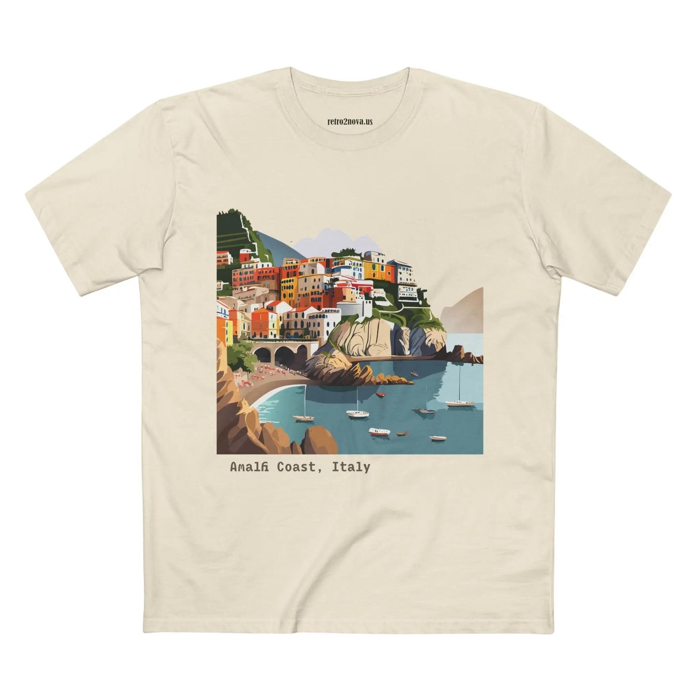 Italy Travel Shirt Unisex Premium Cotton Tee With Original Art Design TT62 From Retro2Nova