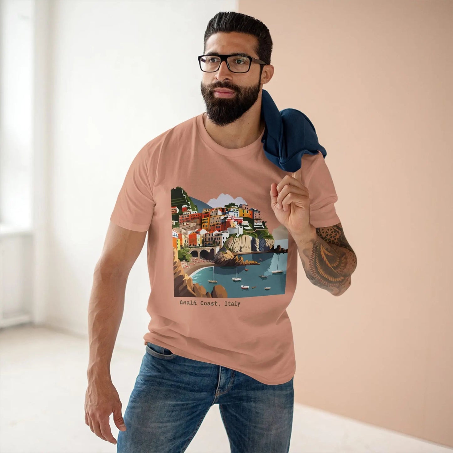 Italy Travel Shirt Unisex Premium Cotton Tee With Original Art Design TT62 From Retro2Nova