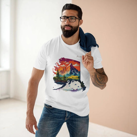 Alaska State Graphic Unisex 100 Cotton Tee 5