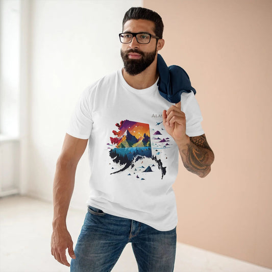 Alaska State Graphic Unisex 100 Cotton Tee 6