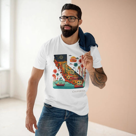 California State Graphic Unisex 100 Cotton Tee 13