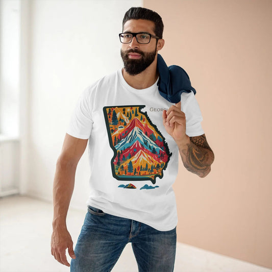 Georgia State Graphic Unisex 100 Cotton Tee 29